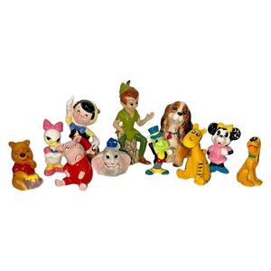 Vintage Lot of 9‎ Disney Ceramic Figurines Japan/England